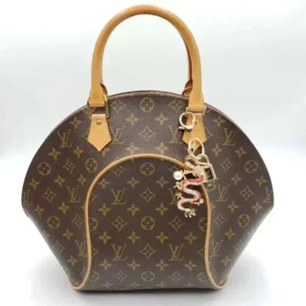 Louis Vuitton Gold Padlock 🔒 Key Set Authentic LV w/ Unbranded Dragon Keychain